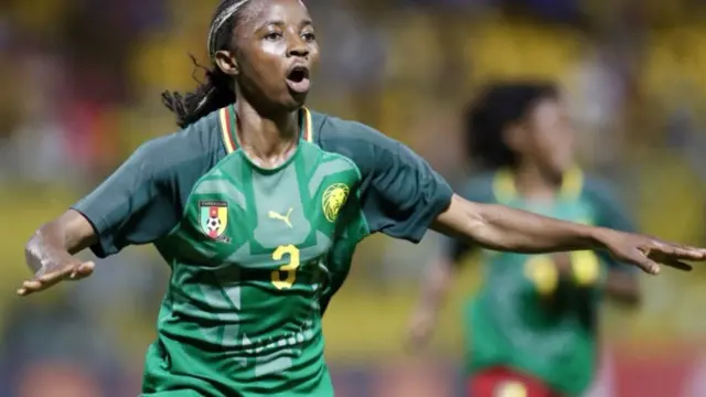 Njoya Ajara na im win di woman of di match for di semi finals game