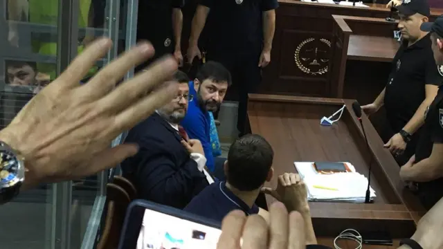 Вишинський у залі суду