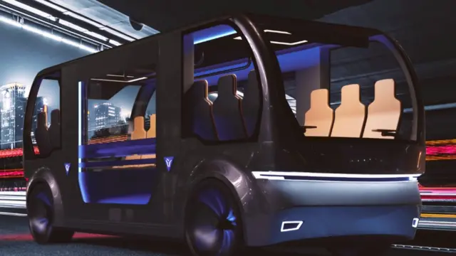 ماشین خودران اینتل برای دوازده تا چهارده مسافر جا دارد