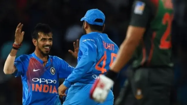 3 விக்கெட்டுகளை எடுத்த சாஹல்