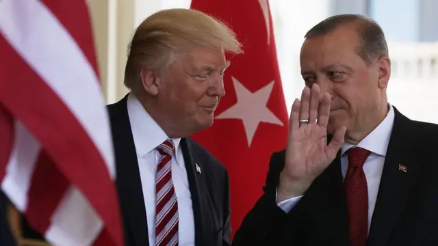 Erdoğan kapıda karşıanıyor Trump tarafından