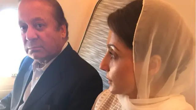 نواز شریف اور ان کی صاحبزادی مریم نواز