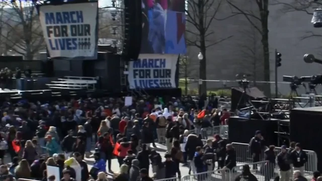 pipo gather for "March For Our Lives" protest for America on 24 March 2018.