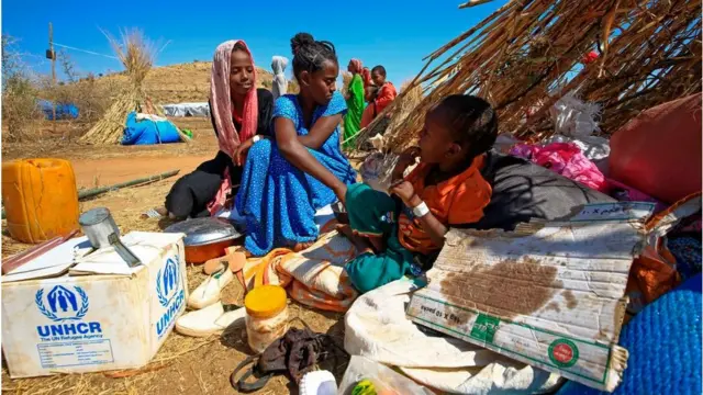 لاجئون إثيوبيون