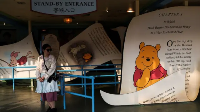 迪士尼樂園人流冷清，都不太需要排很長的隊伍。