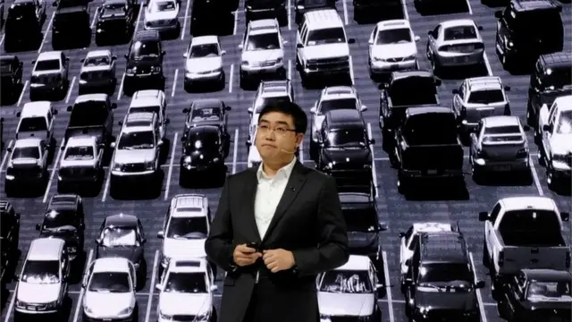 Didi Chuxing"s CEO Will Wei Cheng speaks at a product launch event in Beijing, China November 16, 2020.