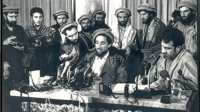 अहमद शाह मसूद के साथ मसूद ख़लीली