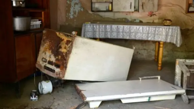 Последствия погрома в одном из домов