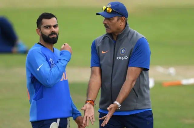 కోహ్లీ, రవిశాస్త్రి