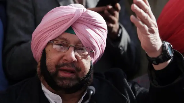 पंजाब कांग्रेस के प्रमुख कैप्टन अमरिंदर सिंह