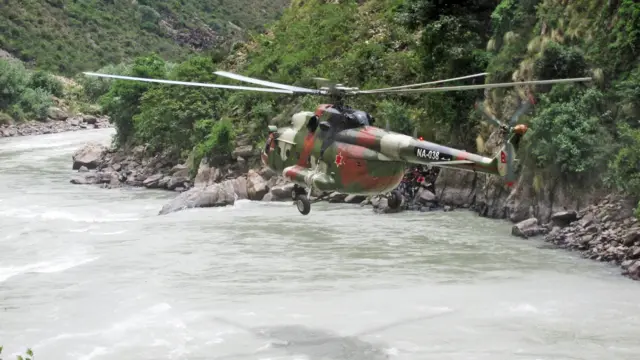 सेनाको हेलिकप्टर