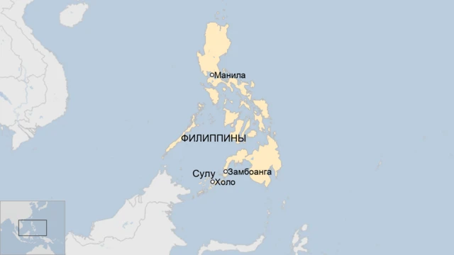 Карта Филиппин