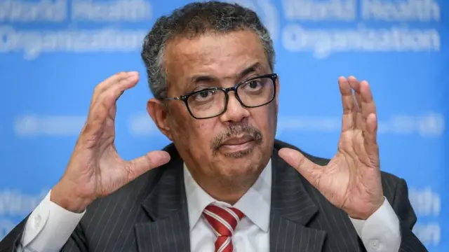 El director general de la OMS Tedros Adhanom Ghebreyesus
