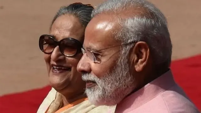 મોદી અને શેખ હસીના