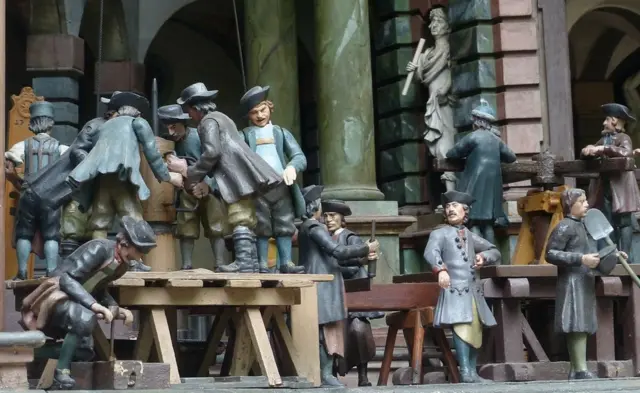 Teatro mecánico de agua del Palacio Hellbrunn en Salzburgo, Austria.