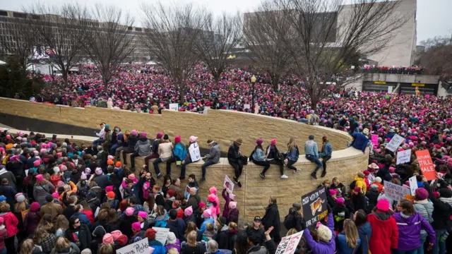 Акция протеста в Вашингтоне