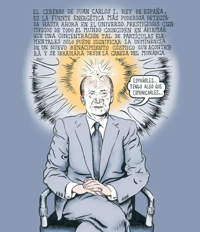 Viñeta de Brieva sobre Juan Carlos I
