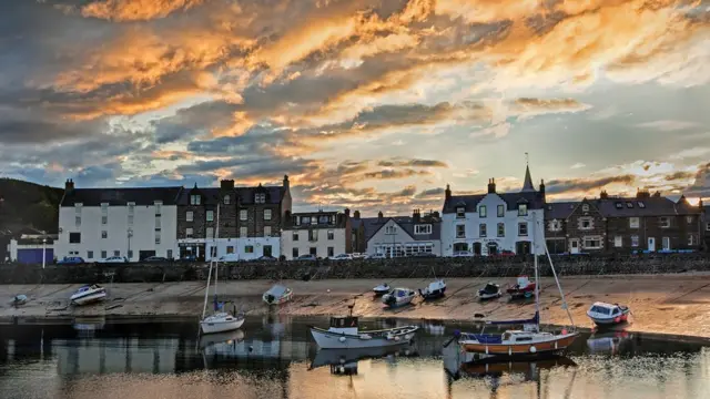 Гавань в Стоунхейвене, небольшом курортном городке неподалеку от Абердина.