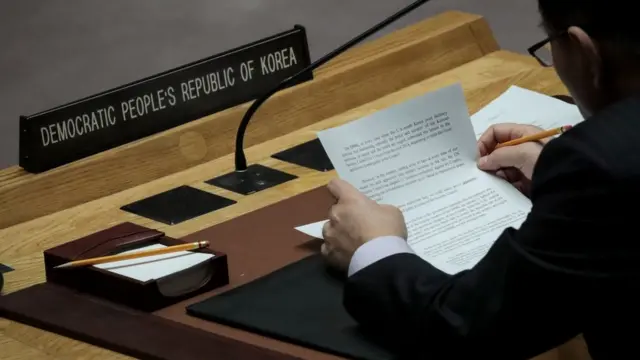 Embajador norcoreano en la ONU.