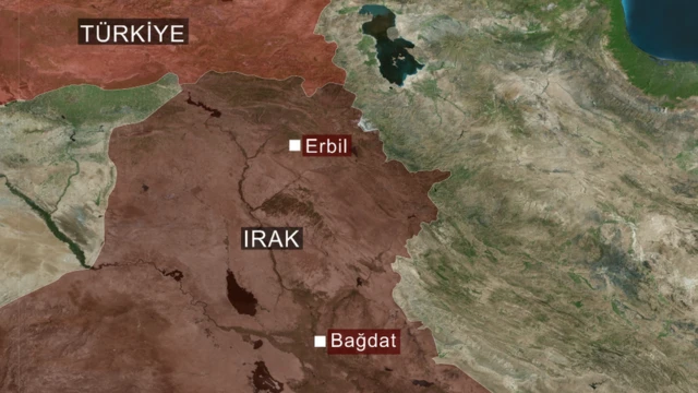 Erbil haritası