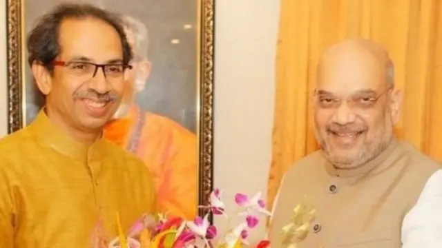 અમિત શાહ અને ઉદ્ધવ ઠાકરે