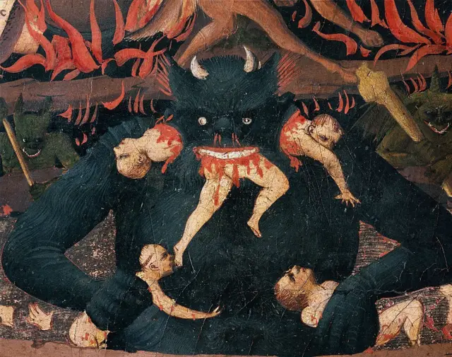 من لوحة "الحساب الأخير" (1431) للرسام الايطالي فرا انيجليكو