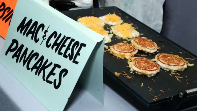 Panqueques con queso.