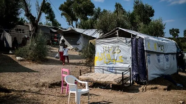 Moria refugee camp, Greece