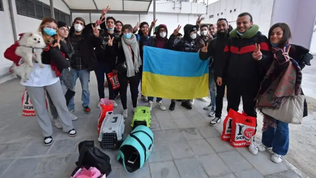 Des étudiants tunisiens évacués d'Ukraine
