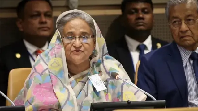 শেখ হাসিনা।