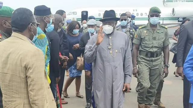 Goodluck Jonathan dịka ọ gara Bamako isiobodo Mali