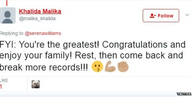 सरीना विलियम्स, वीनस विलियम्स, टेनिस, बच्चा