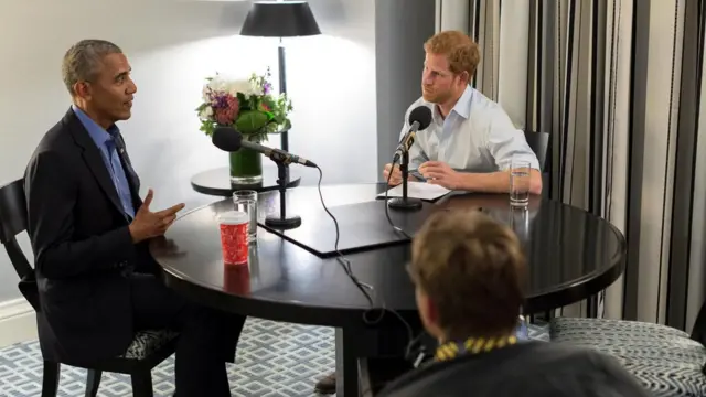 Príncipe Harry entrevista Barack Obama