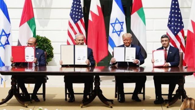 "توافق ابراهیم" روز ۱۵ سپتامبر به میزبانی دونالد ترامپ، رئیس جمهور آمریکا امضا شد