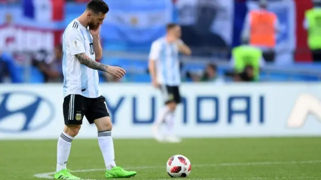 Lionel Messi of Argentina