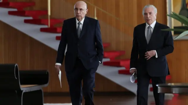 Meirelles e Michel Temer