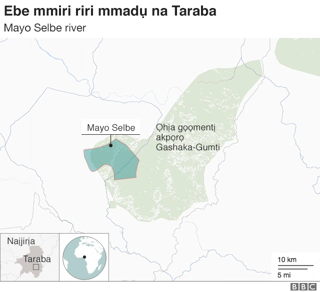 Ihe osise na-egosi ebe ihe mberede a mere