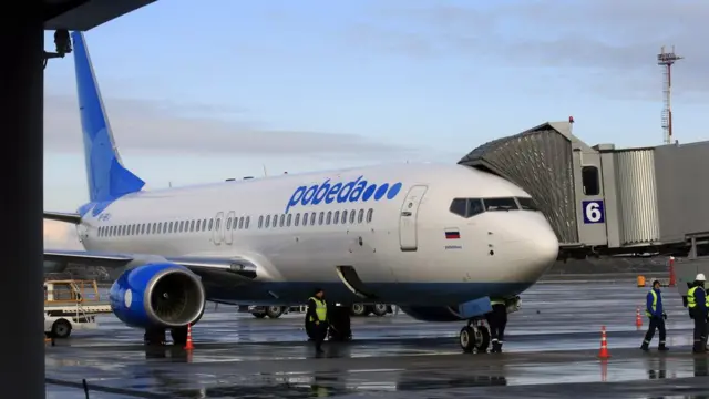 Самолет авиакомпании "Победа"