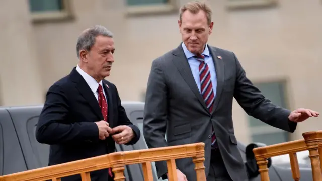 Milli Savunma Bakanı Hulusi Akar ve Shanahan