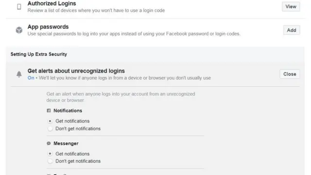 লগইন অ্যালার্ট চালু থাকলে সতর্কীকরণ বার্তা পাঠাবে ফেসবুক