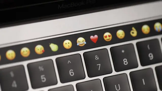 Barra Touch Bar de Apple