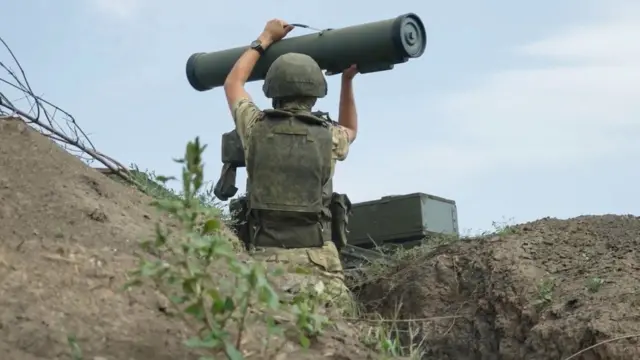 Российский десантник в Украине