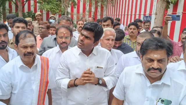 கோவை கார் வெடிப்பு இடத்திற்கு வந்த அண்னாமலை