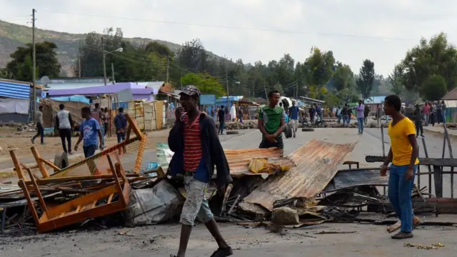 ኣብ ኦሮምያ ዝነበረ ተቃውሞ