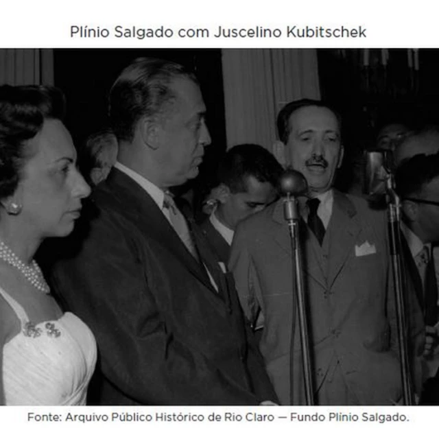 Plínio Salgado e Juscelino Kubitschek