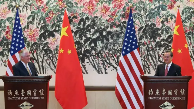 Rex Tillerson en China