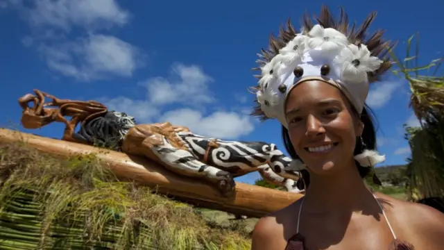 Mujer rapanui