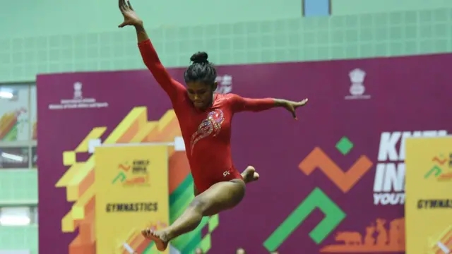 தீபா கர்மாகரைப் போன்றே நான்கு தங்கப் பதக்கங்களை வென்ற ஜிம்னாஸ்ட் பிரியங்கா