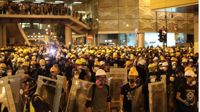 香港示威抗议