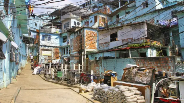 Favela no Riojogos de azar com baralhoJaneiro